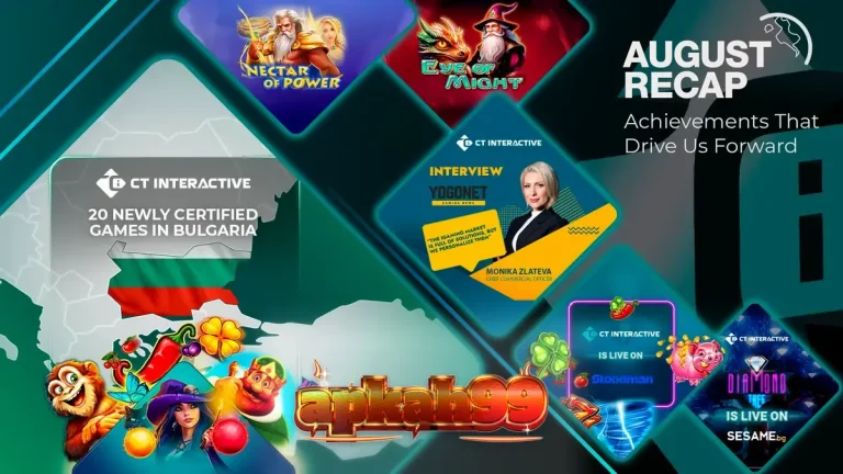 Tampilan visual slot modern dengan tema mitologi
